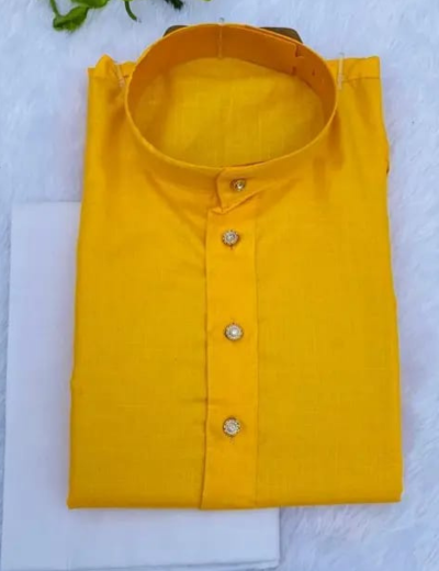 Plain Embroidery kurta