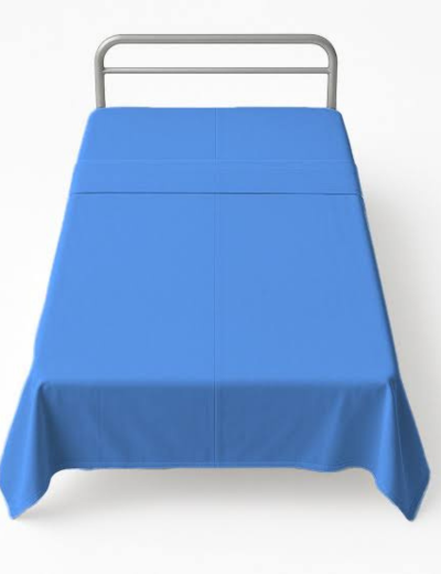 Green Hospital Bed Sheet (58 x 84 Inch, 5 x 7 Feet)