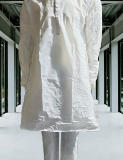 White Cotton Kurta